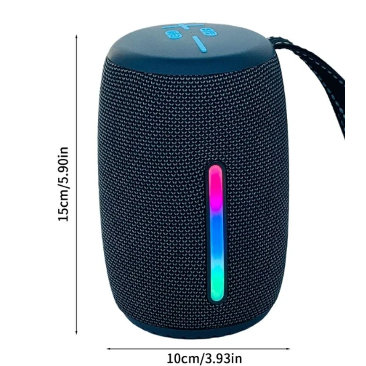 GENERICO - Parlante Altavoz Bluetooth Luz Led Rgb P Pro3