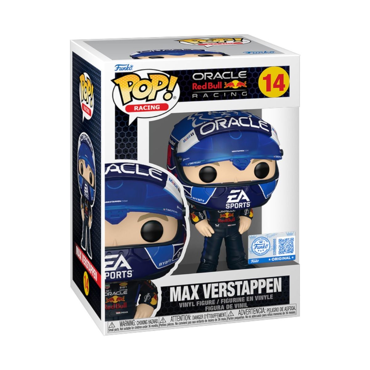 FUNKO - Funko Pop #14 Formula 1 Redbull Racing Max Verstappen USA Helmet 2024