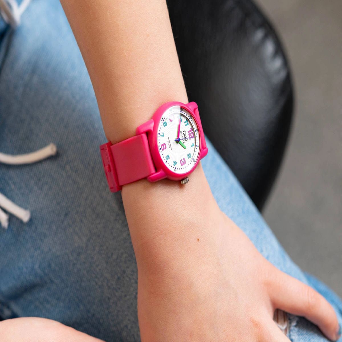 Q&Q - Reloj VR41J002Y Infantil para Niña Análogo Sumergible
