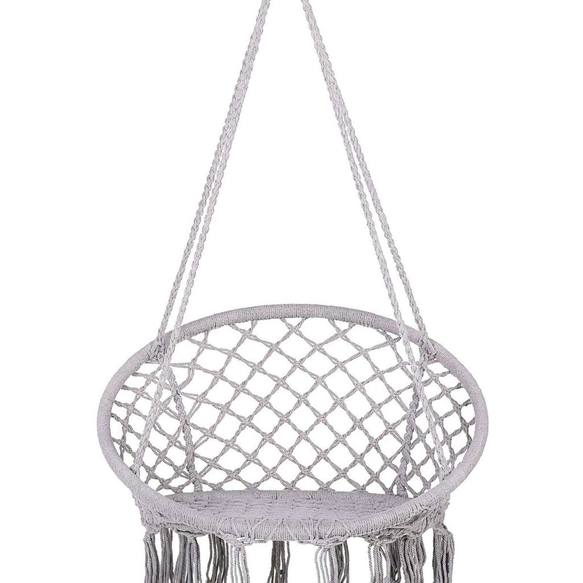 GENERICO - Hamaca Silla Colgante Reforzada para Interior y Exterior SIN COJINES