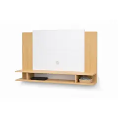 SPACE HOME - Panel de Televisión 50” Diseño Moderno Madera Clara MDF Moderno 118,5 cm