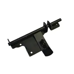 GENERICO - Cerrojo Carcelero Bilateral 1/2 X 23 Cm Derecha/izquierda Negro