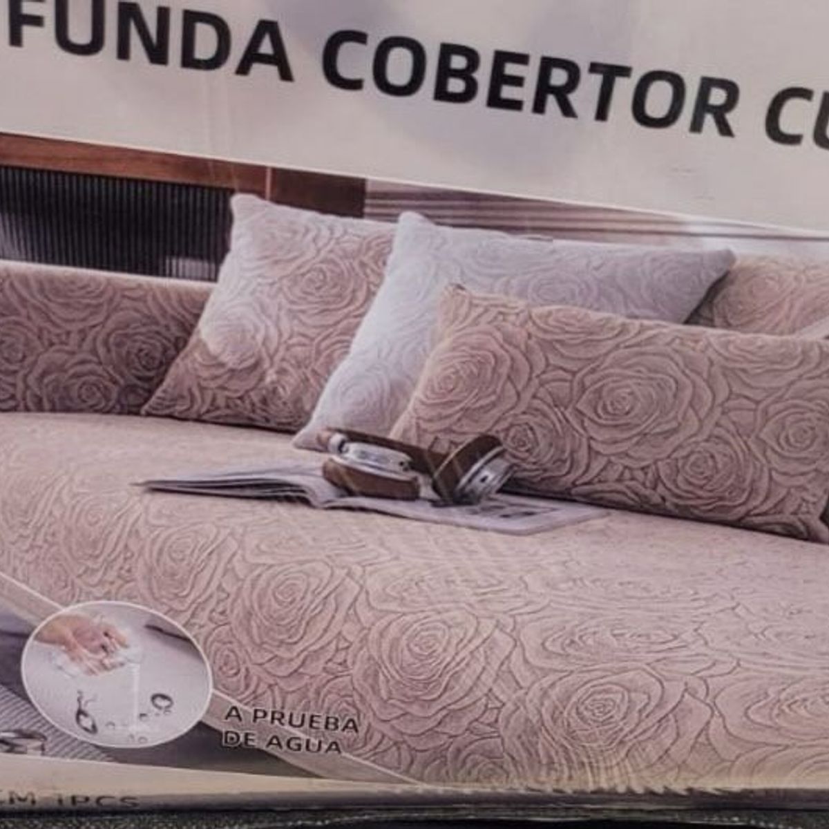 GENERICO - Funda Protectora para sofa SALMON 70x180cm