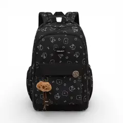 MV MOVAC - Mochila Escolar Infantil para Niña Diseño Capibara 25L multiples compartimiento regreso a clases