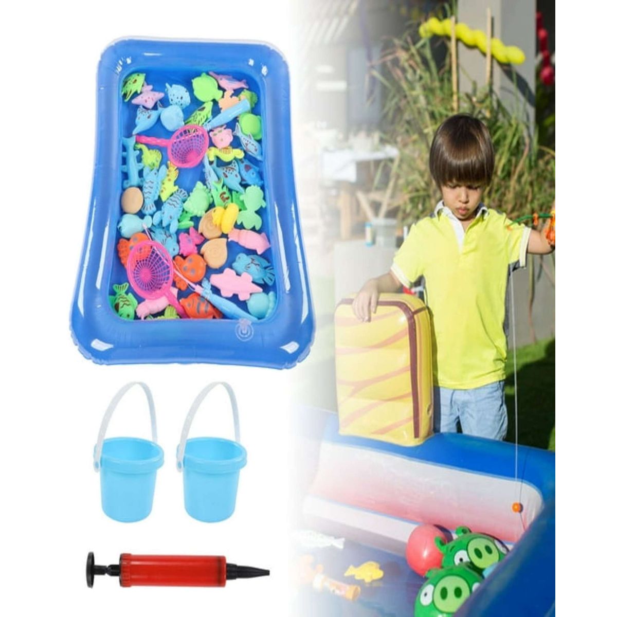 GENERICO - Juguete para niños de Pesca Milagrosa Piscina