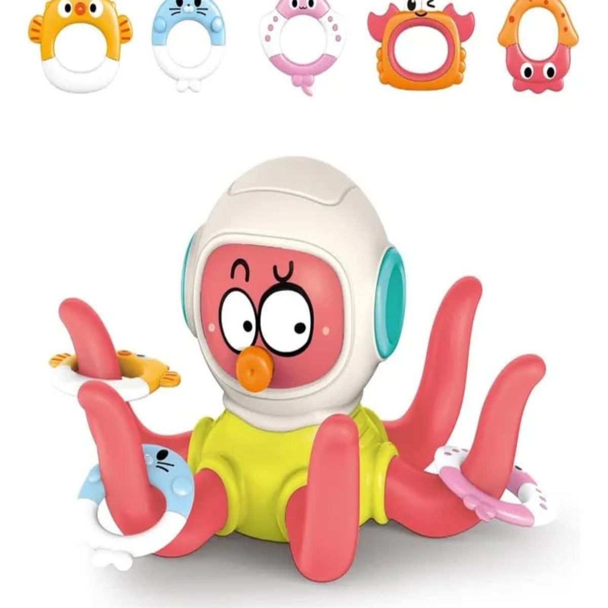 GENERICO - Juego de baño Pulpo Flotador Interactivo