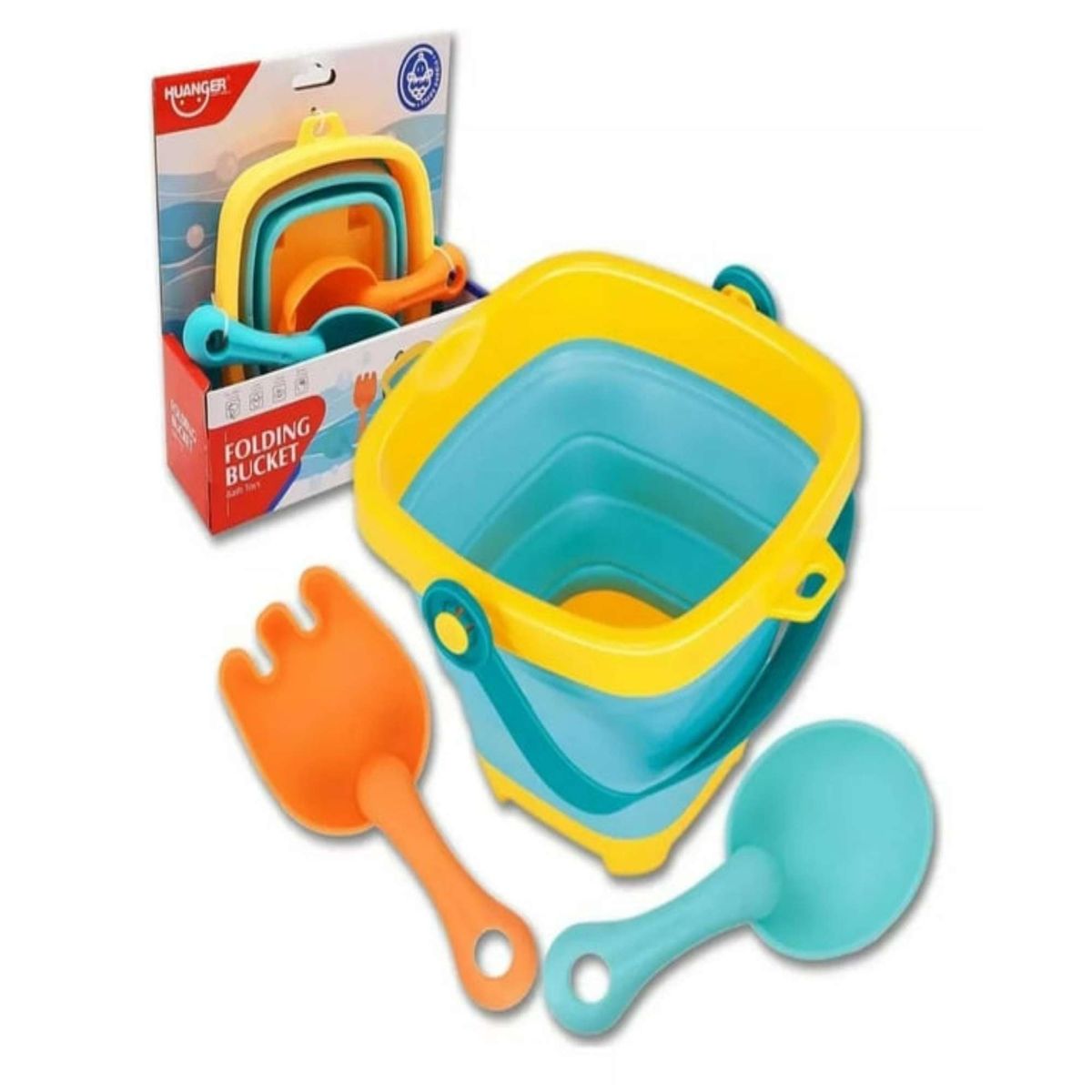 GENERICO - Juguete para playa balde plegable