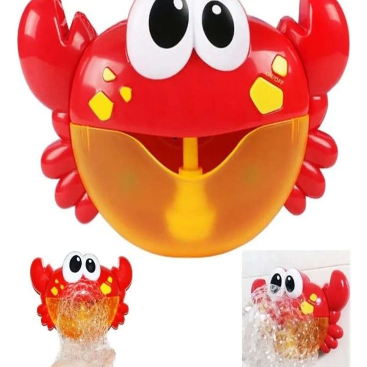 GENERICO - Juguete para el baño cangrejo con Burbujas musical