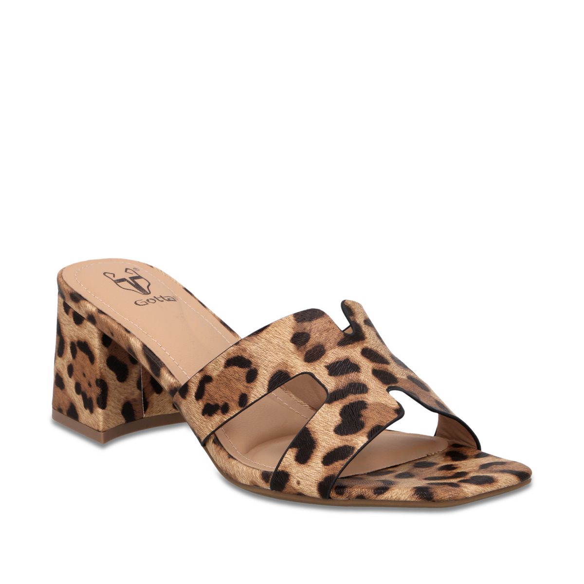 GOTTA - Sandalia Taco Animal Print Mujer 64030