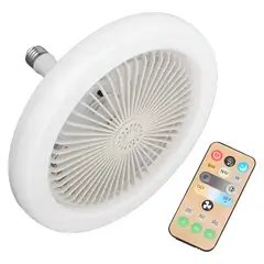 GENERICO - Ventilador De Techo Inteligente Con 3 Velocidades 30w E27