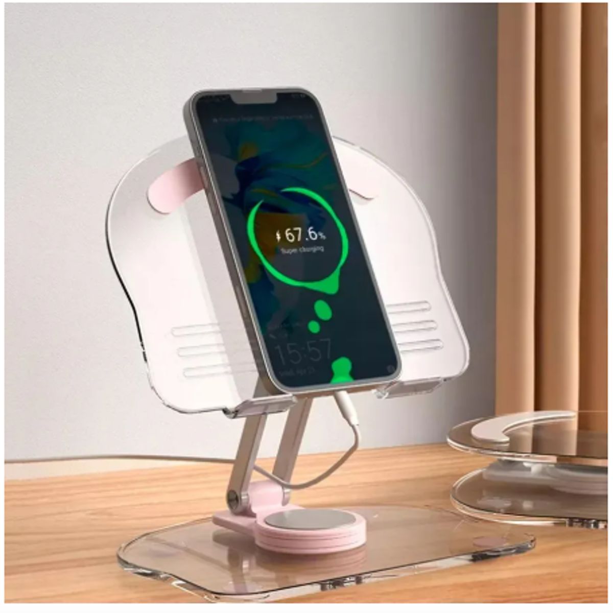 GENERICO - Soporte De Escritorio 360° Atril Para Tablet iPad Celulares Color Multicolor