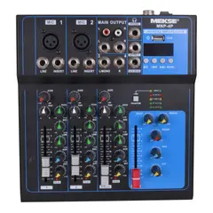 MEKSE - MIXER PASIVO BLUETOOTH USB 2+2 4CANALES MNP-4P