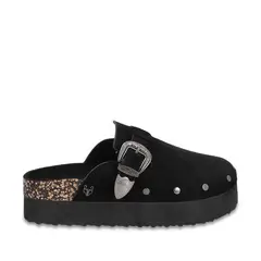 GOTTA - Zueco Plataforma Negro Mujer 65950