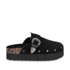GOTTA - Zueco Plataforma Negro Mujer 65950