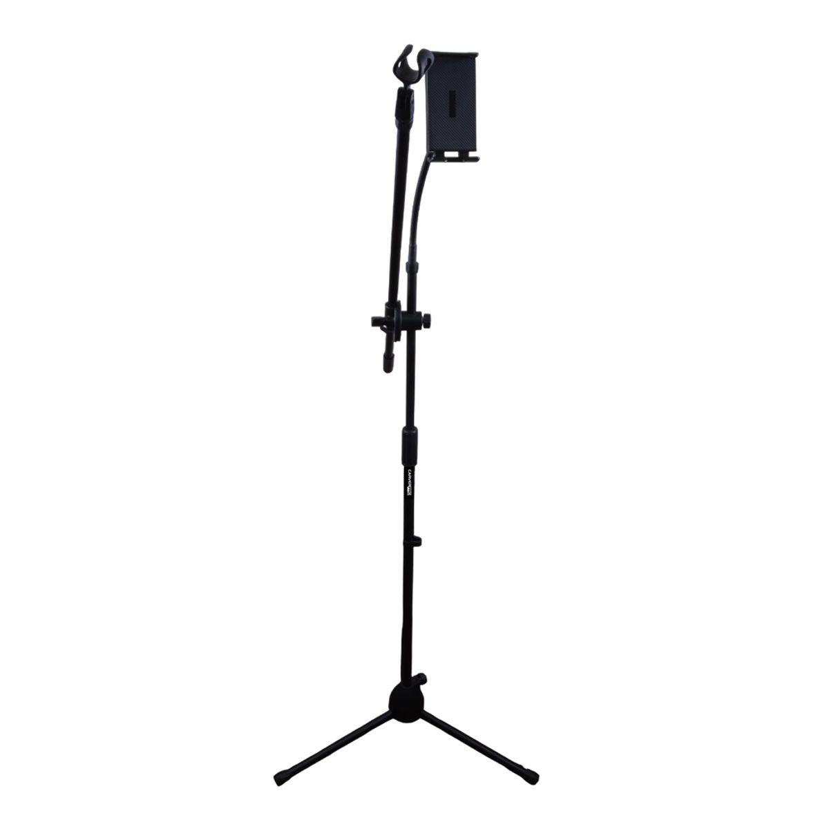 CARVERPRO - ATRIL DE MICRÓFONO CON SOPORTE PARA TABLET CARVERPRO SPH-200