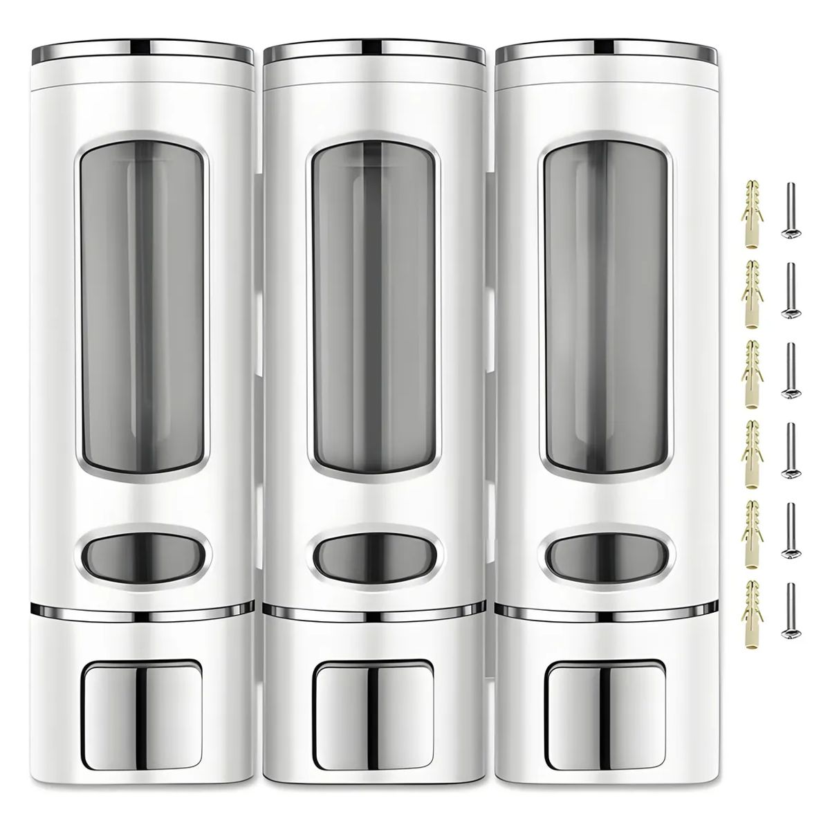 GENERICO - Dispensador De Gel Para Champú De Baño, 3 Pack *400 Ml,
