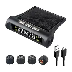 ESHOPANGIE - Sistema Monitoreo Presión Neumáticos Auto Tpms Solar
