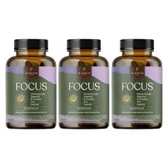 KARUNLIFE - Pack X3 Focus 180 Cap Karun Life