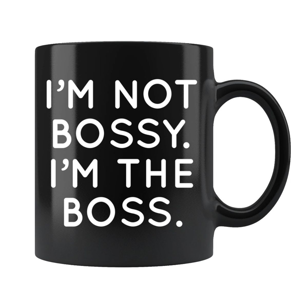 GENERICO - Tazón cerámica gigante JUMBO i´m not bossy i´m the boss 900m