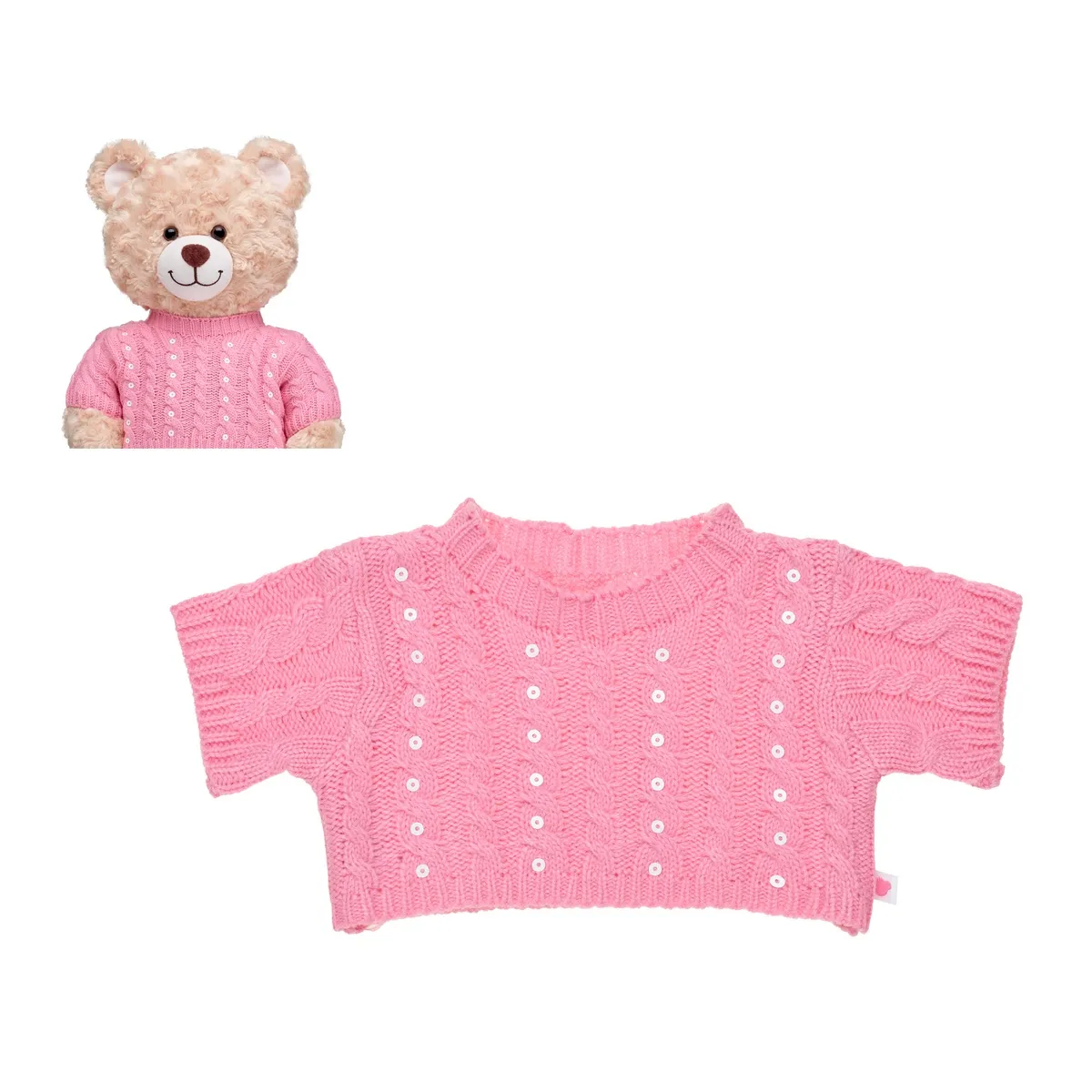BUILD A BEAR - Sweater Rosado Build-A-Bear