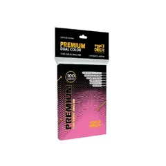 GENERICO - Protectores Premium Dual Color Small Rosado (62x89mm)