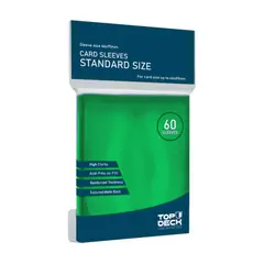 GENERICO - Protectores Top Deck Standard Verde (66x91mm)