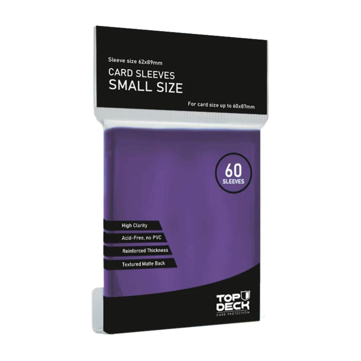 GENERICO - Protectores Top Deck Small Morado (62x89mm)
