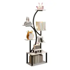 MUNDO MAGIA - Organizador Repisa Decoración Estante Planta Librero Con Luz