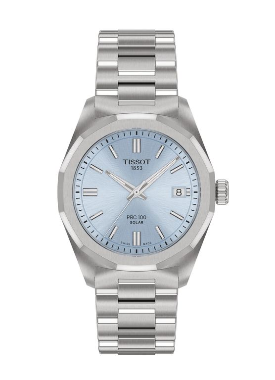 Reloj PRC 100 Solar Celeste 34MM Plateado TALLA UNICA
