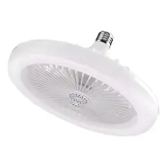 GENERICO - Lámpara Ampolleta Led Ventilador Multiuso Bajo Consumo E27
