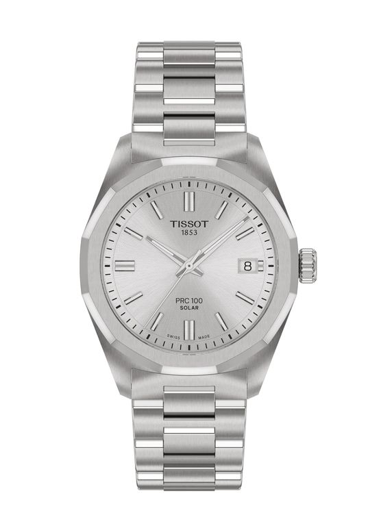 Reloj PRC 100 Solar Gris 34MM Plateado TALLA UNICA