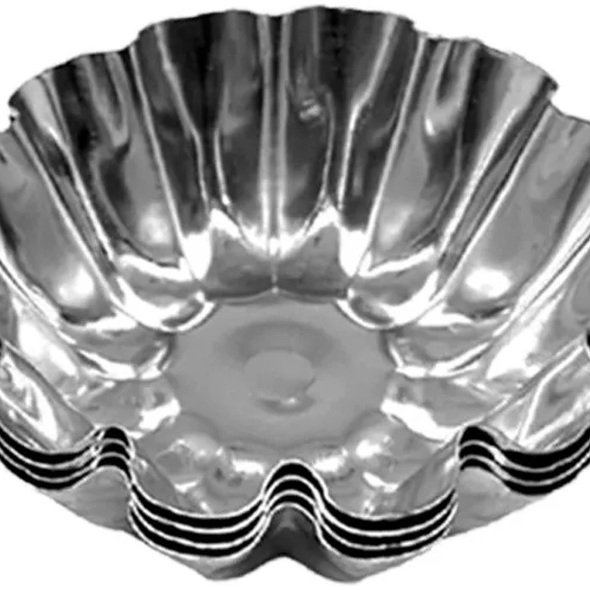 PASTELERIUSCL - Pack X6 Molde Mini Tartaleta Moldes Tarta De Coctel Flor 5.5
