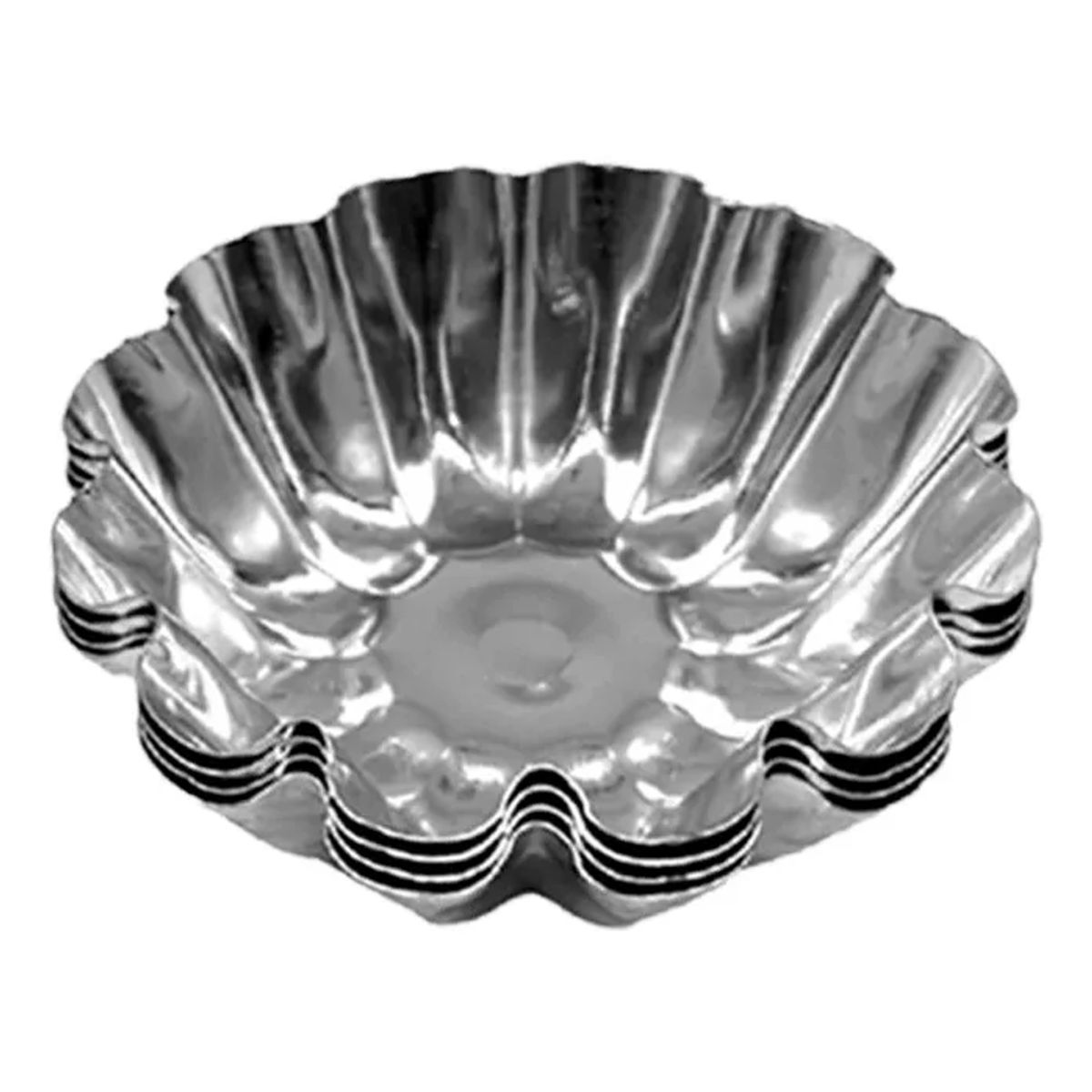 PASTELERIUSCL - Pack X6 Molde Mini Tartaleta Moldes Tarta De Coctel Flor 5.5