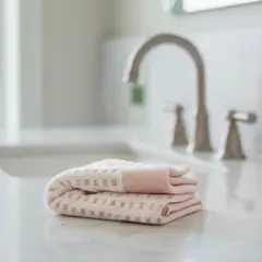 NAUTICA - Toalla de cara MARA Home 30x50cm blanca-rosada