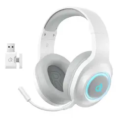 QCY - V200 Auriculares Audífonos Gamer Diadema Con Microfono Blanco