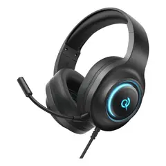 QCY - V200 Auriculares Audífonos Gamer Diadema Con Microfono Negro