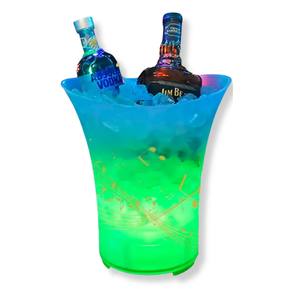 GENERICO - Hielera Con Parlante Bluetooth Luces Led Cooler Speaker