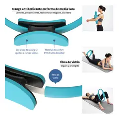 GENERICO - Set 12 Elasticas Yoga Aro Ring Resistencia Power Bands