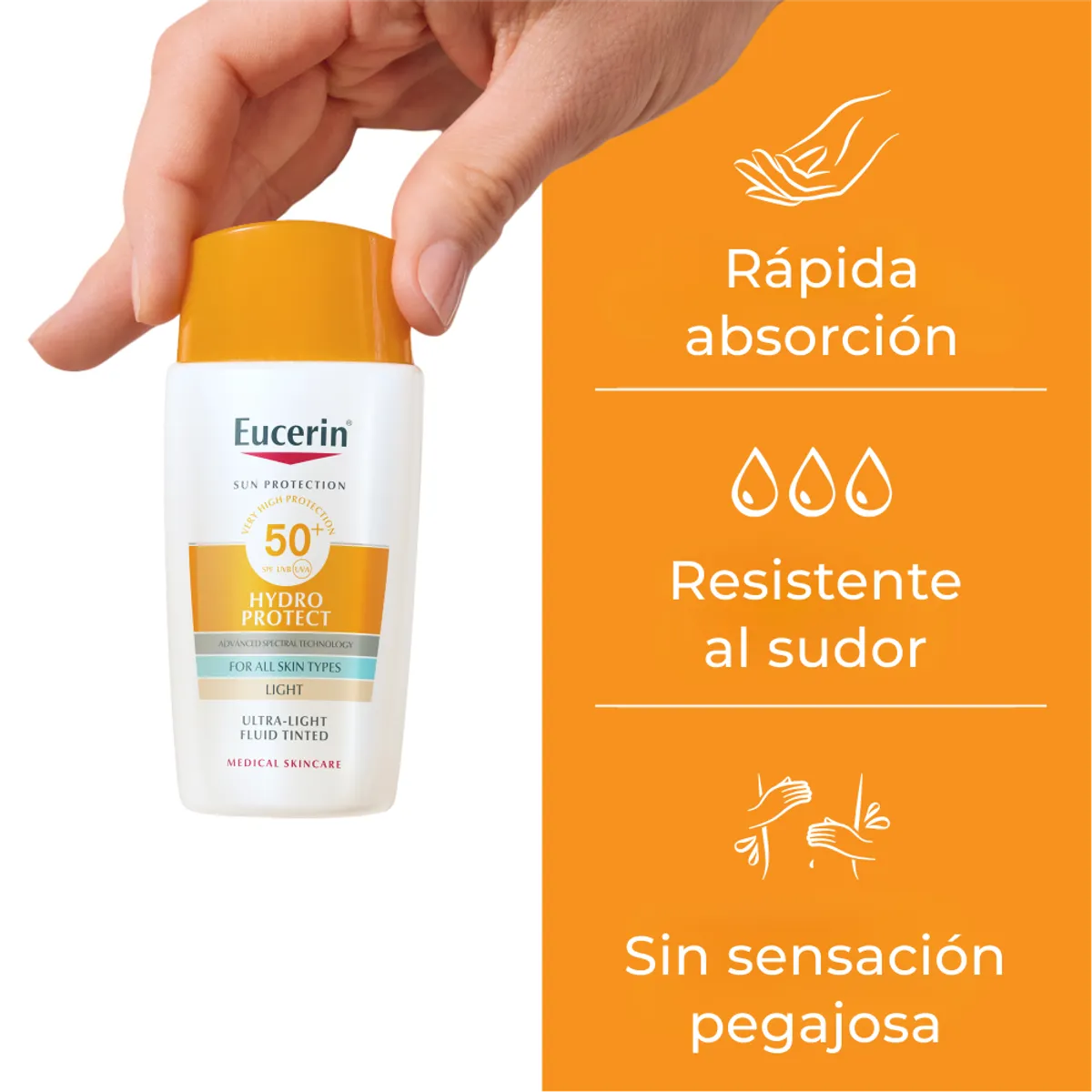 EUCERIN - EUCERIN SUN Protector Solar HydroFluid Light FP50+ 50ml