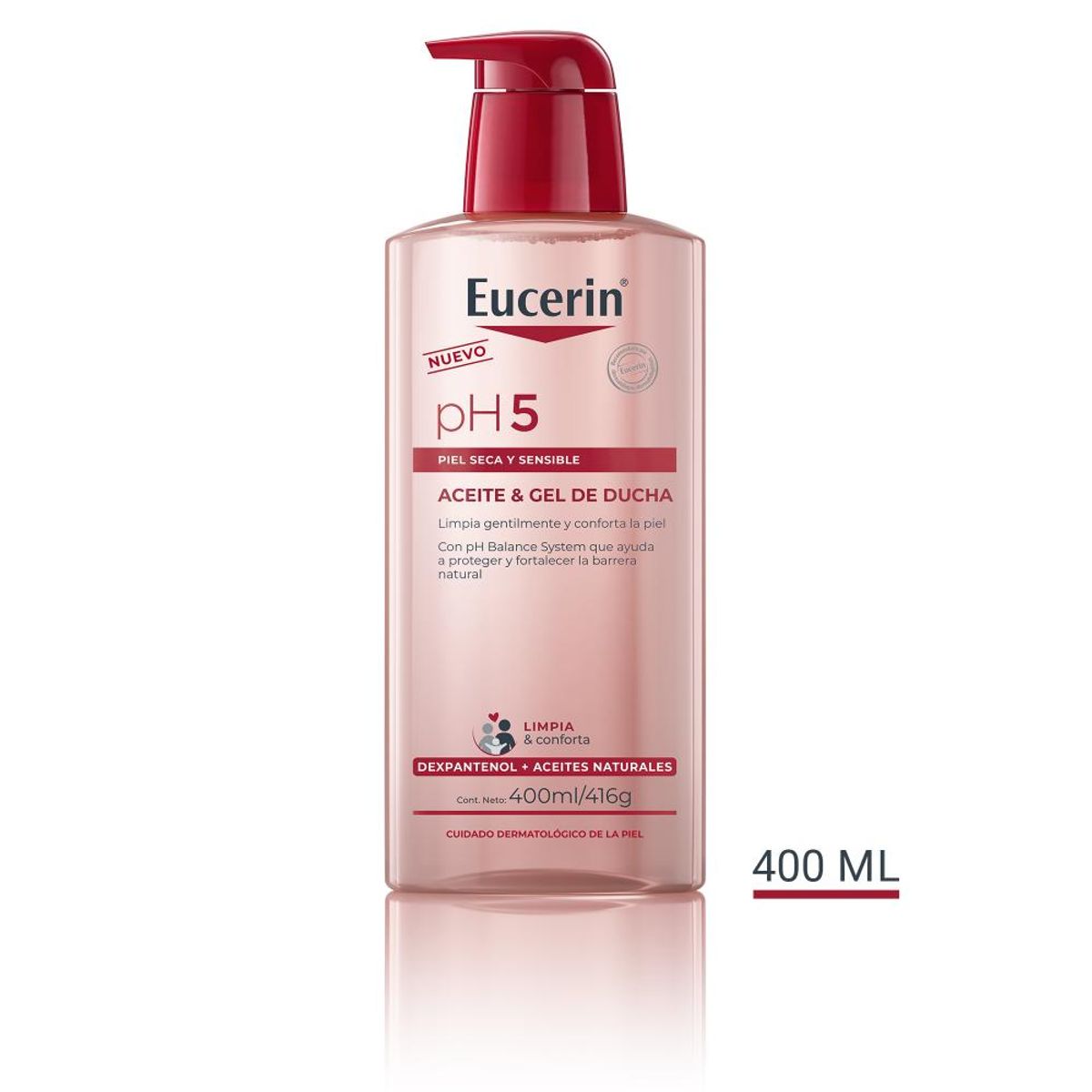 EUCERIN - EUCERIN Aceite & Gel de Ducha Corporal ph5 400ml