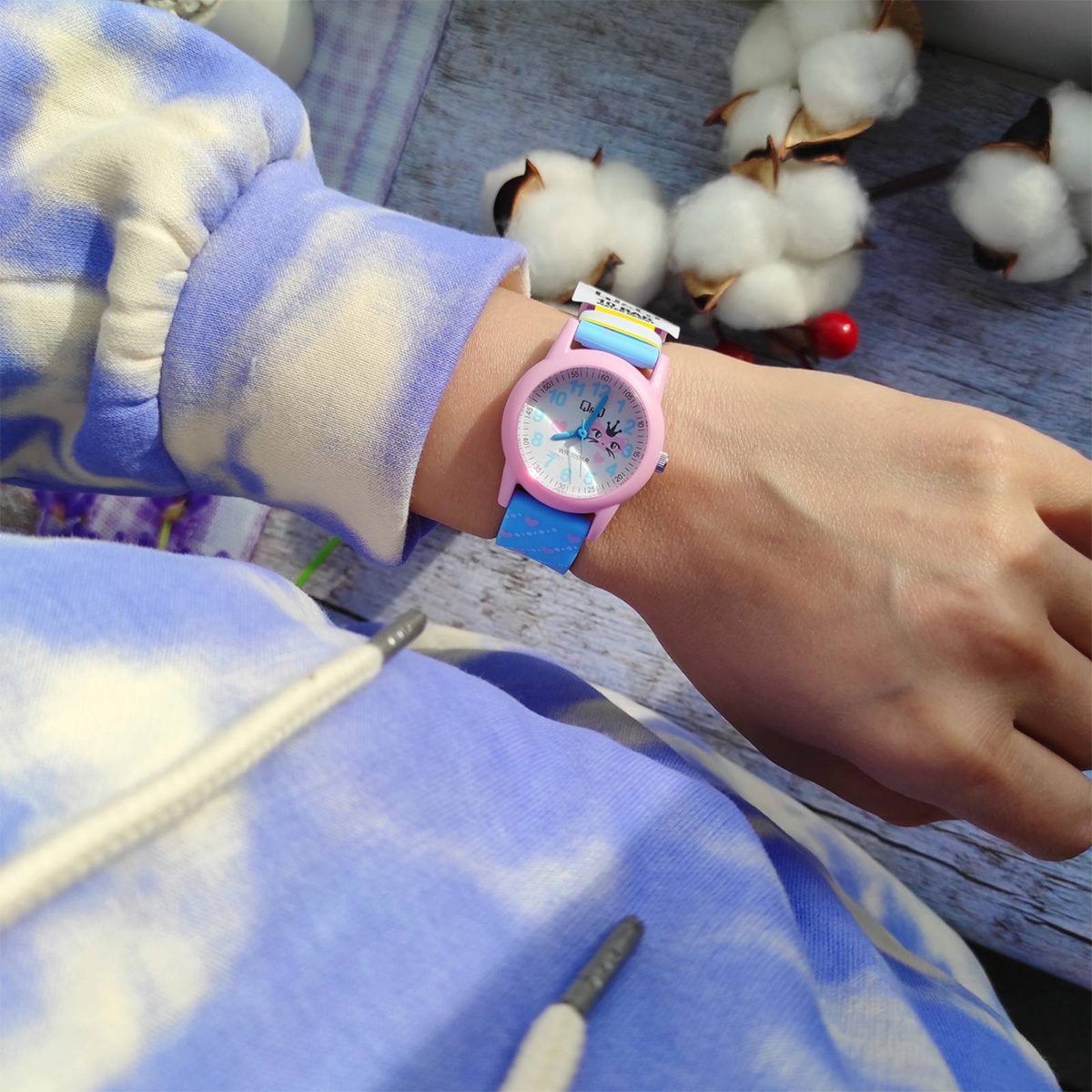 Q&Q - Reloj VR99J007Y Análogo Infantil