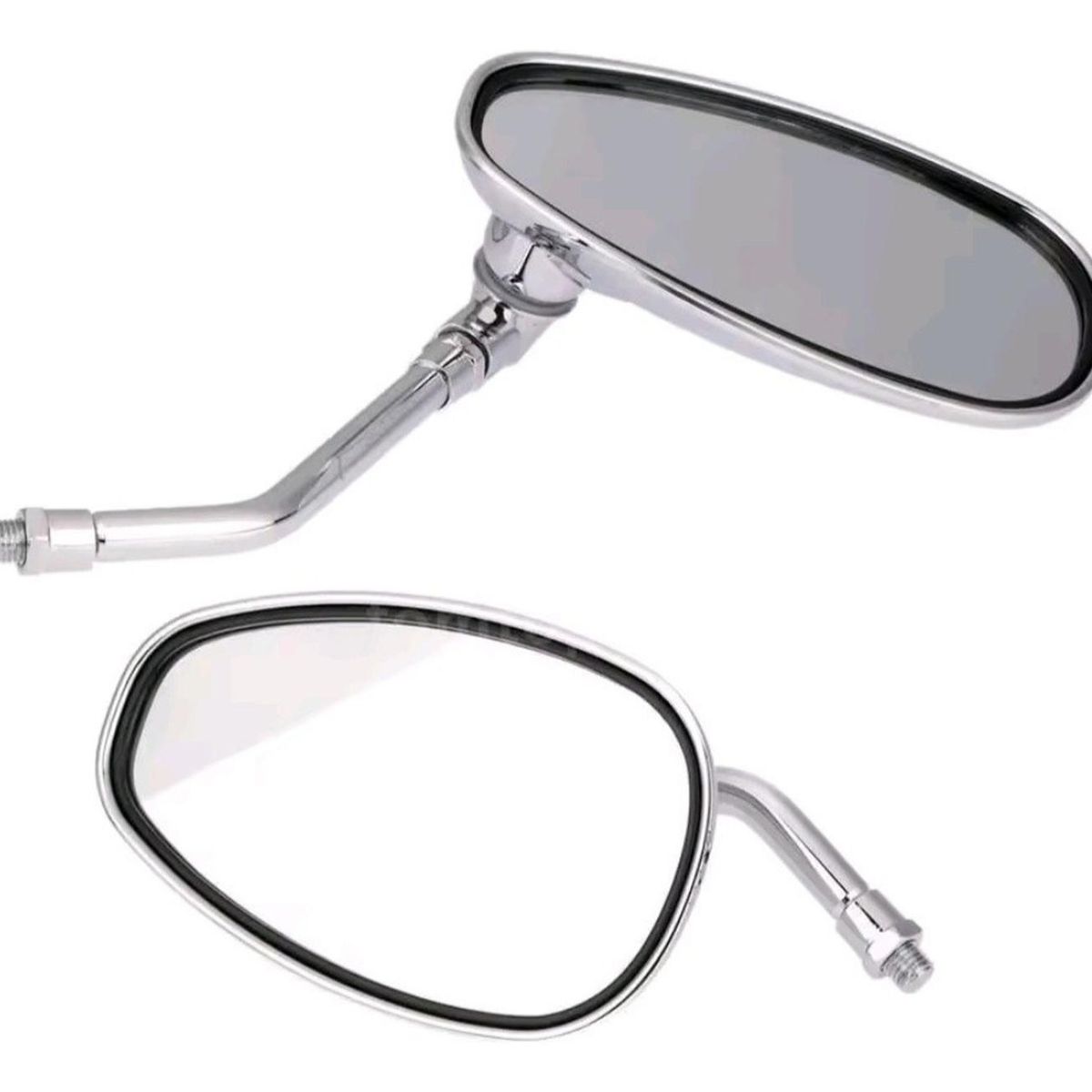 GENERICO - Espejos Para Moto Chopper  Custom  Bobber Hilo 10mm