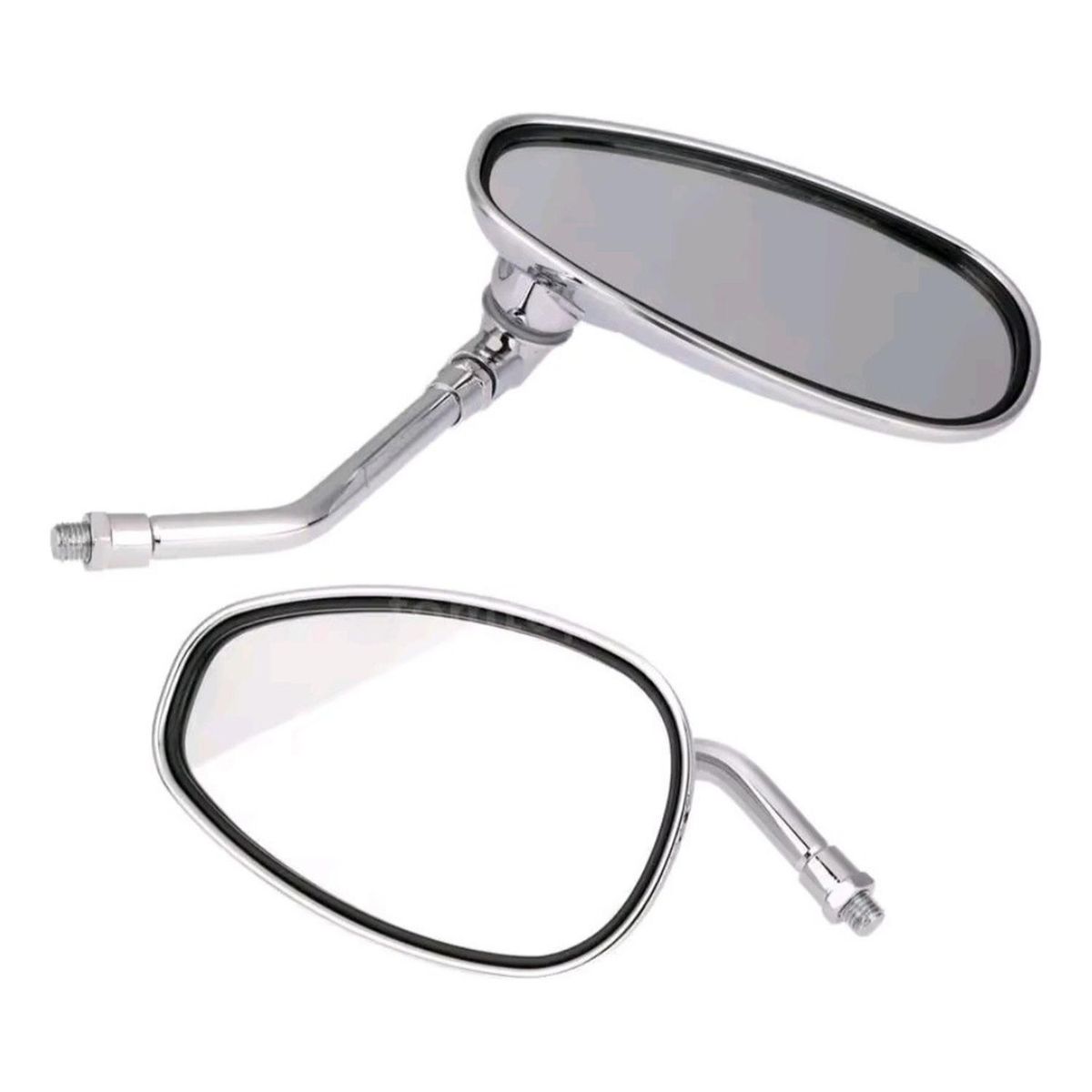 GENERICO - Espejos Para Moto Chopper  Custom  Bobber Hilo 10mm