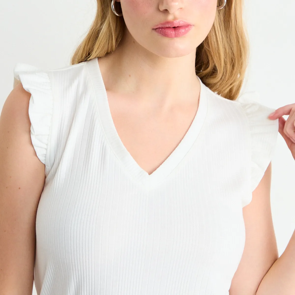 IO - Polera Lisa Mujer Crudo Io