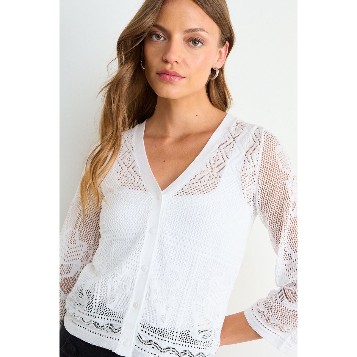 IO - Polera Lisa Mujer Blanco Io