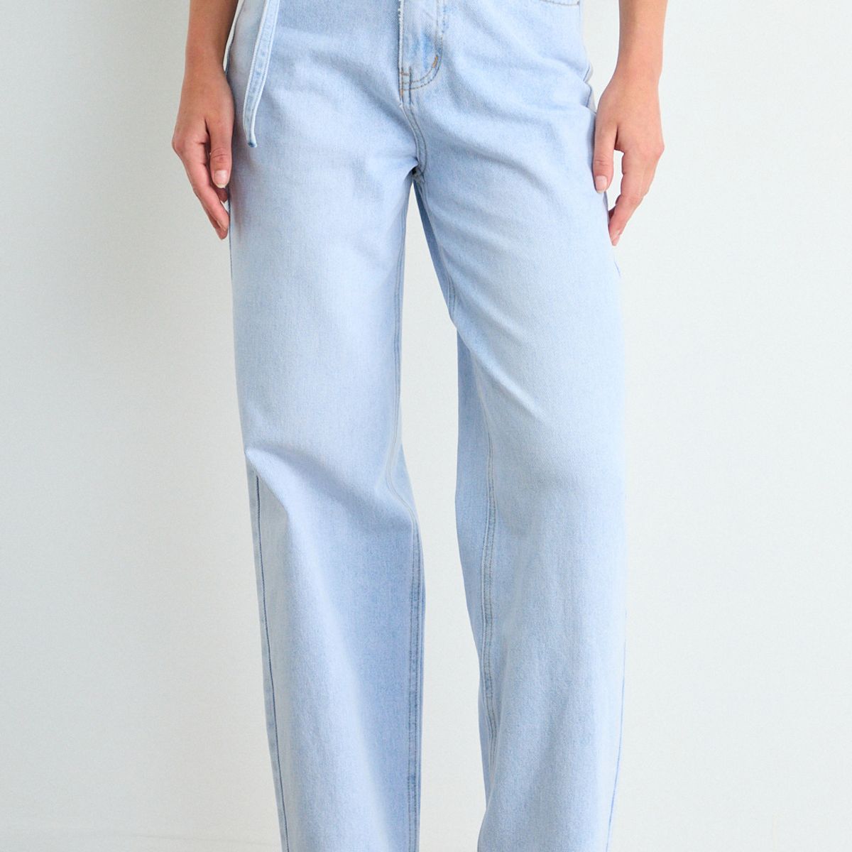IO - Jeans Liso Mujer Celeste Io