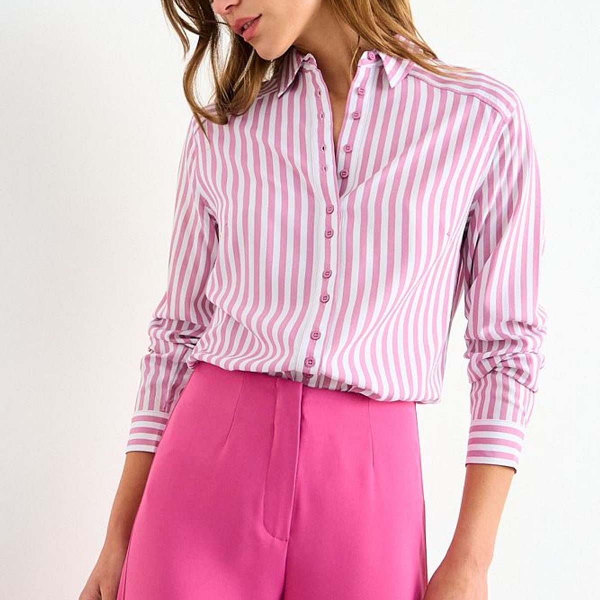 IO - Blusa Fantasia Mujer Fucsia Io