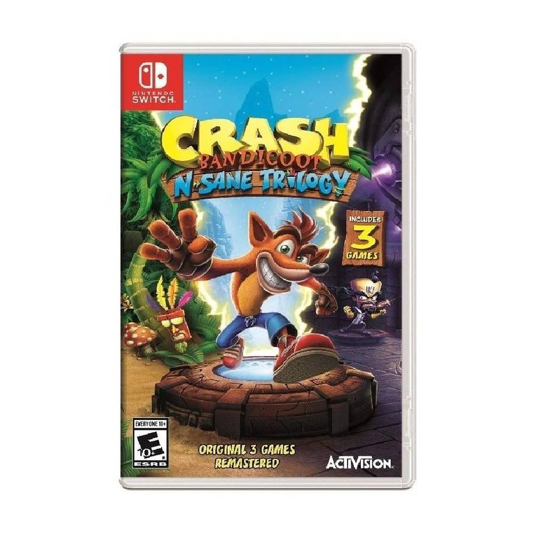 NINTENDO Crash Bandicoot N. Sane Trilogy - Juego Físico Switch