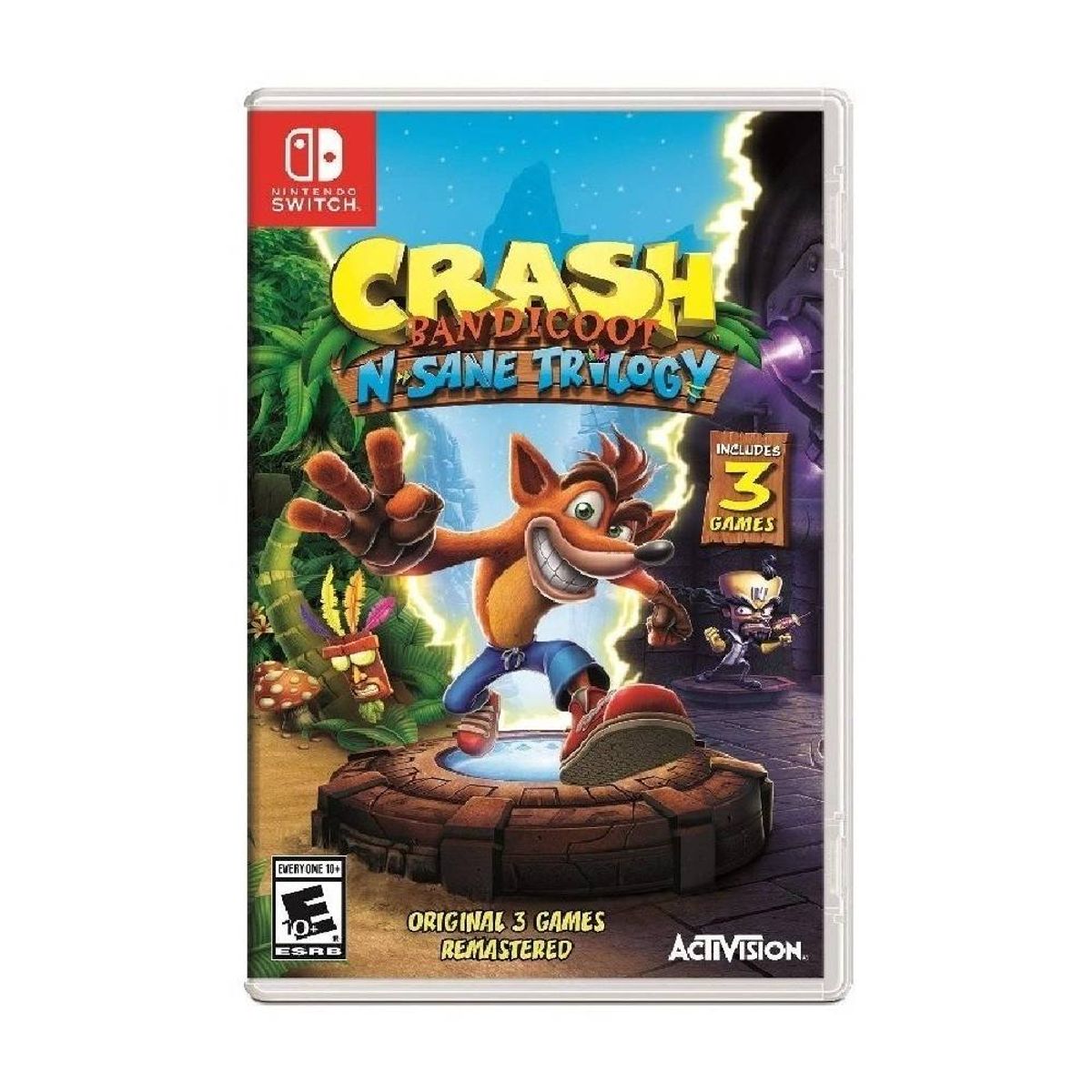 NINTENDO - Crash Bandicoot N. Sane Trilogy - Juego Físico Switch