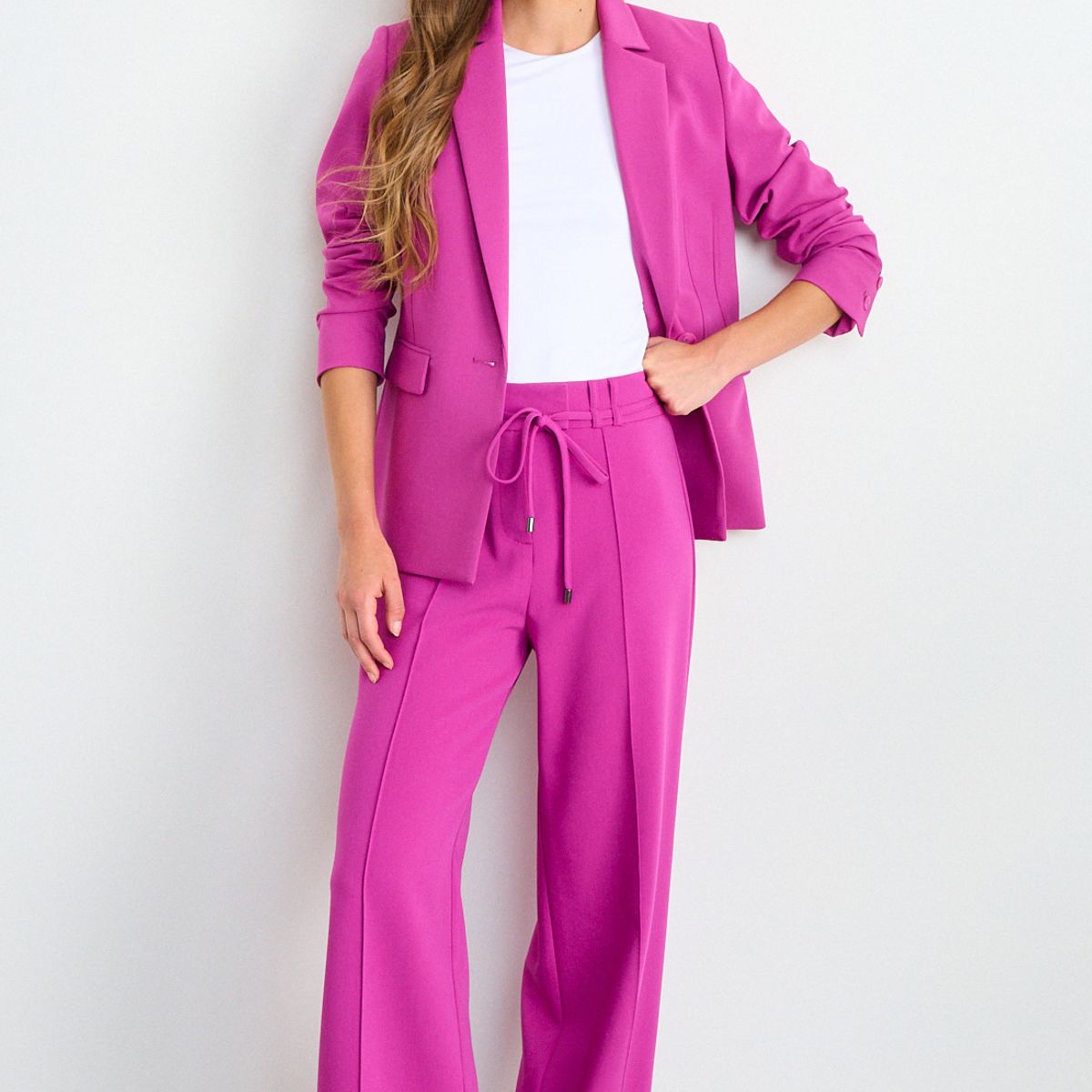 IO - Pantalon Liso Mujer Morado Io